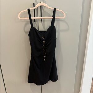 Elegant Black Sleeveless Dress